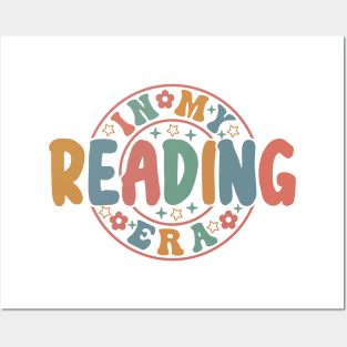 In My Reading Era Groovy Cute Reader Bookworm Gifts 2024 Posters and Art